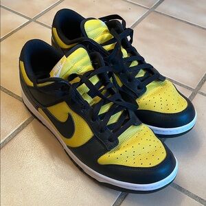 Nike Dunks Yellow and Black